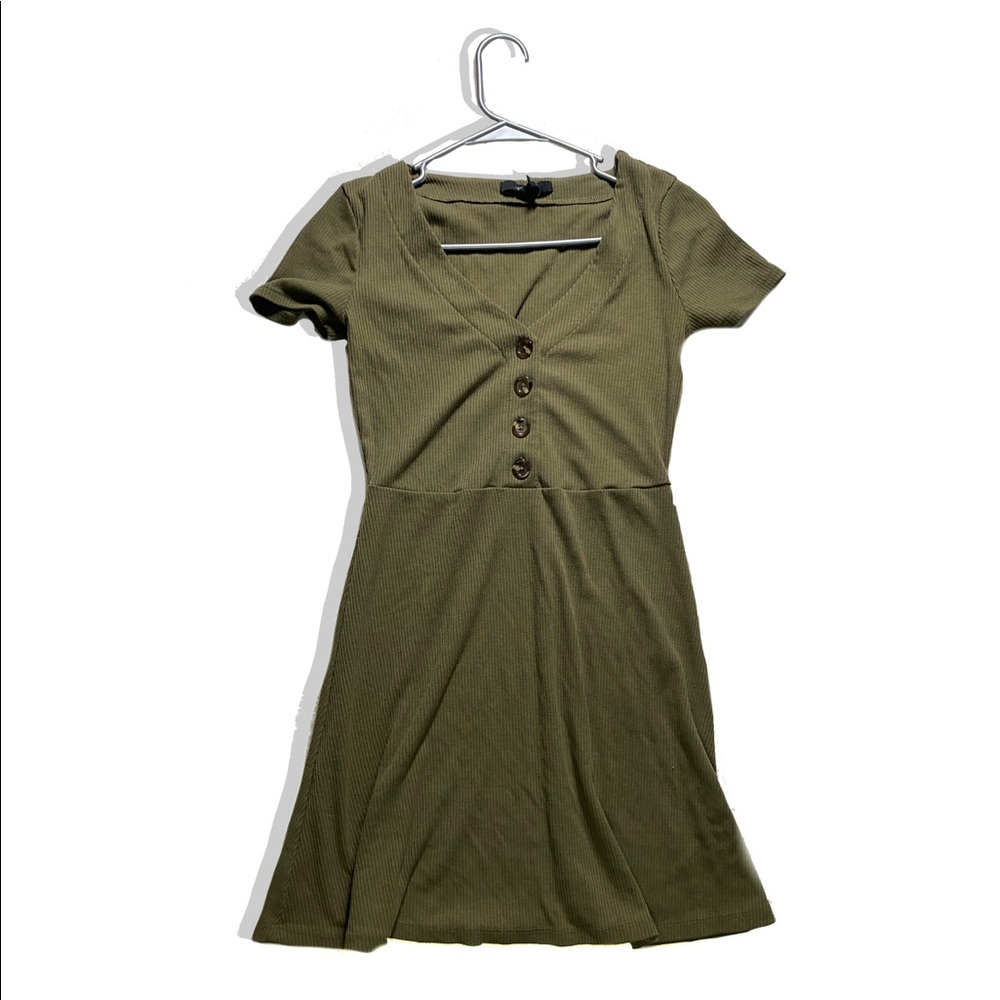 Army green Forver 21 dress